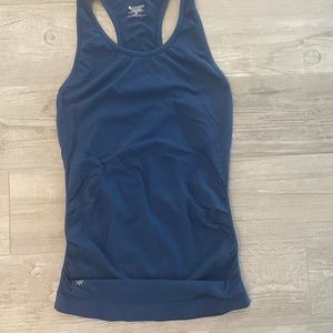 Athleta Speedlight Racerback Tank size XS Blue